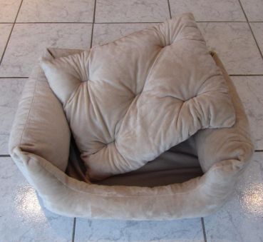 Mikrofaser Bettchen/ Sofa Nicki 1 honig